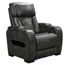 Frederick LED Faux Leather Recliner Armchair